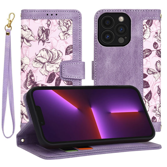 Kuori Apple iPhone 13 Pro:lle, Techsuit, FlipCraft, Violetti