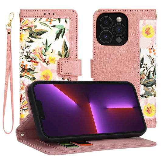 Kuori Apple iPhone 13 Pro:lle, Techsuit, FlipCraft, Vaaleanpunainen