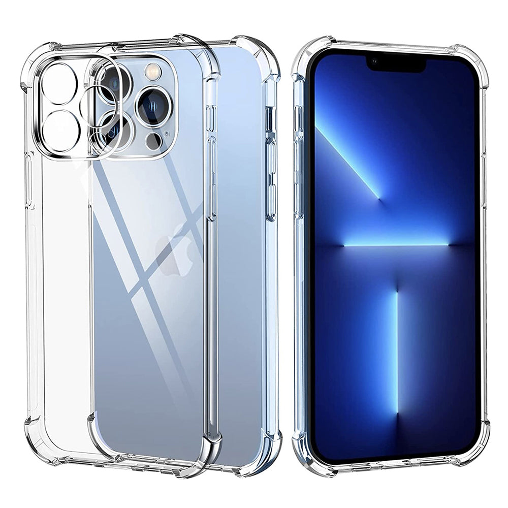 Kuori Apple iPhone 13 Pro:lle, Techsuit, Iskunkestävä Kirkas, Läpinäkyvä
