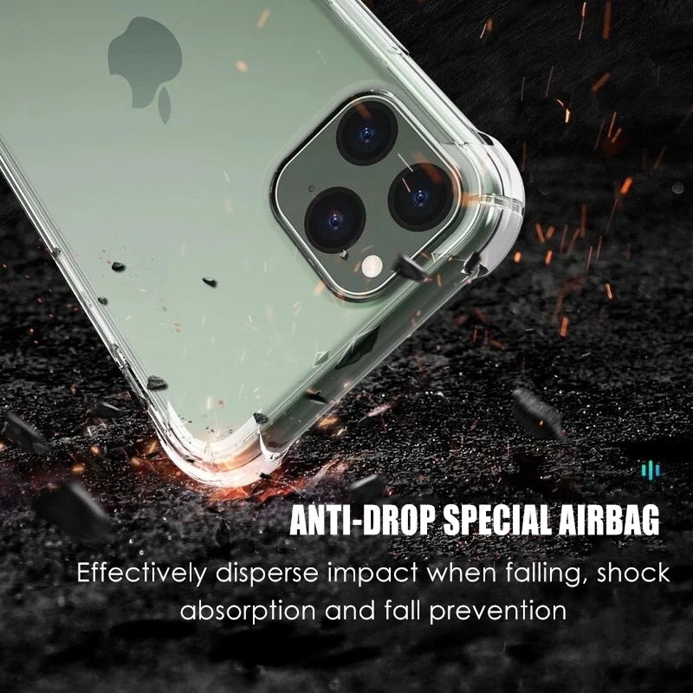 Kuori Apple iPhone 13 Pro:lle, Techsuit, Iskunkestävä Kirkas, Läpinäkyvä