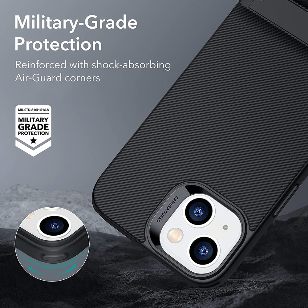 Suojakotelo Apple iPhone 14 Plus, ESR, Air Shield Boost Kickstand, Musta