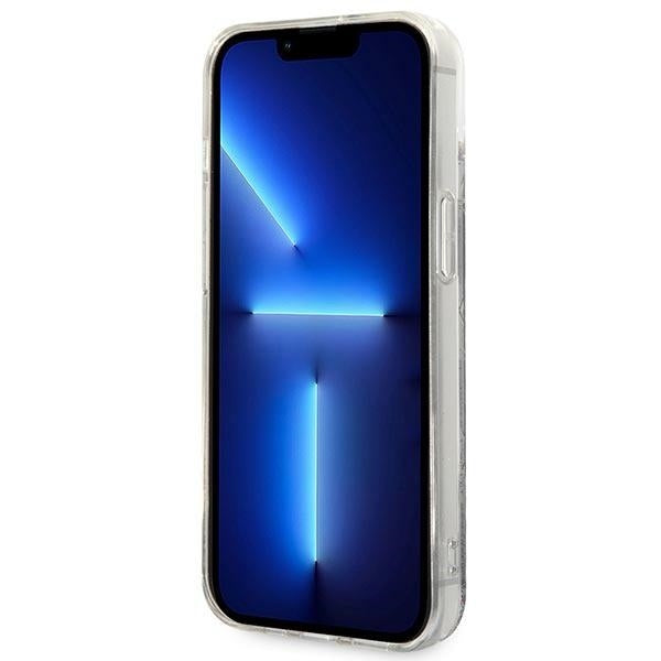 Suojakotelo Apple iPhone 14 Plus:lle, Karl Lagerfeld, Liquid Glitter Monogram, Musta