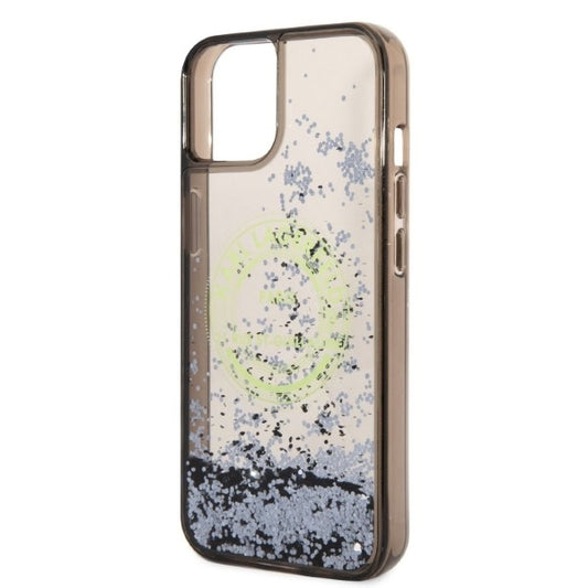 Kotelo Apple iPhone 14 Plus:lle, Karl Lagerfeld, Liquid Glitter RSG, Musta