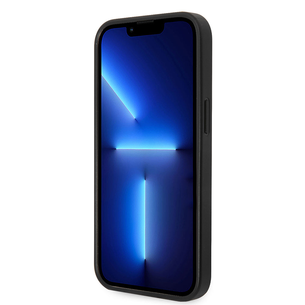 Kotelo Apple iPhone 14 Plus -puhelimelle, Karl Lagerfeld, Saffiano Choupette's Head, Musta