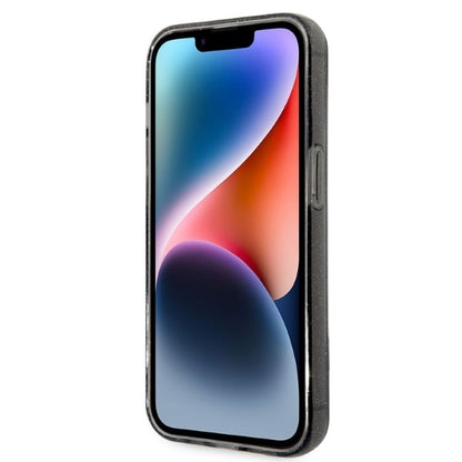 Kotelo Apple iPhone 14 Pro Max:lle, Karl Lagerfeld, Glitter Karl & Choupette, Musta.