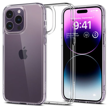 Kotelo Apple iPhone 14 Pro Max:lle, Spigen, Ultra Hybrid, Läpinäkyvä ACS04816
