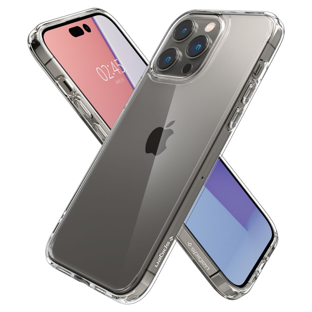 Kotelo Apple iPhone 14 Pro Max:lle, Spigen, Ultra Hybrid, Läpinäkyvä ACS04816