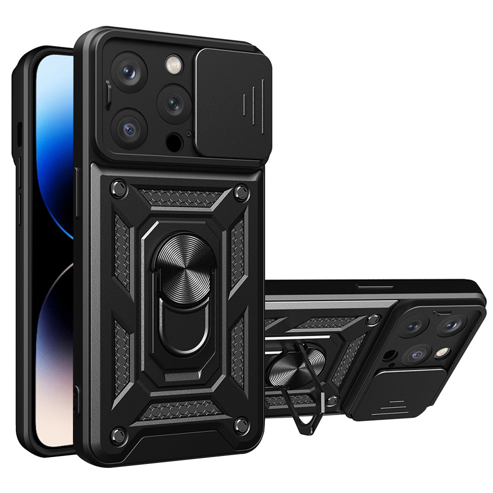 Kuori Apple iPhone 14 Pro Maxille, Techsuit, CamShield, Musta