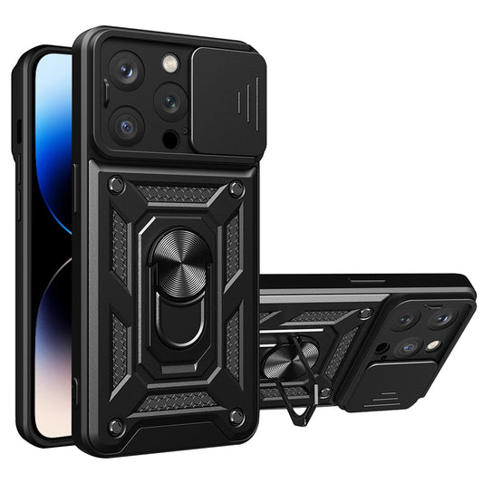 Kuori Apple iPhone 14 Pro Maxille, Techsuit, CamShield, Musta