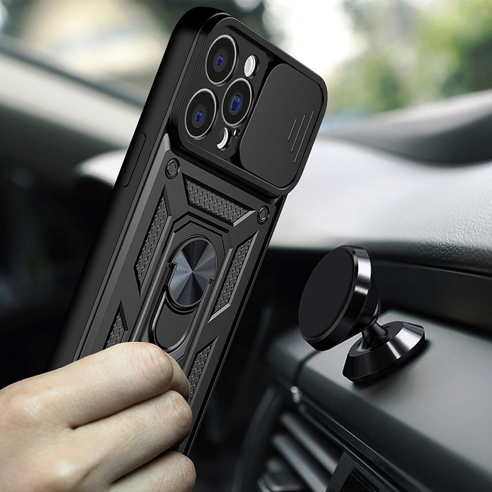 Kuori Apple iPhone 14 Pro Maxille, Techsuit, CamShield, Musta