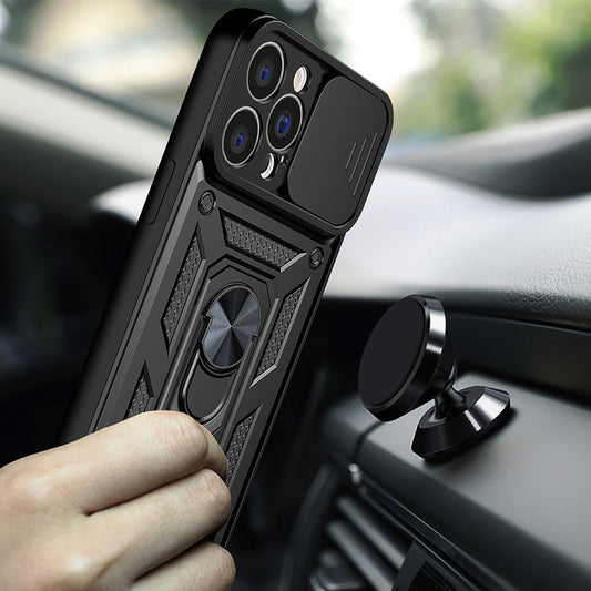 Kuori Apple iPhone 14 Pro Maxille, Techsuit, CamShield, Musta