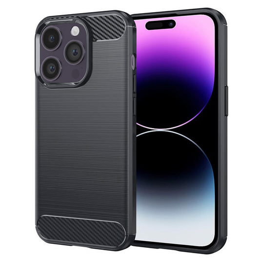 Kuori Apple iPhone 14 Pro Maxille, Techsuit, Hiili, Musta