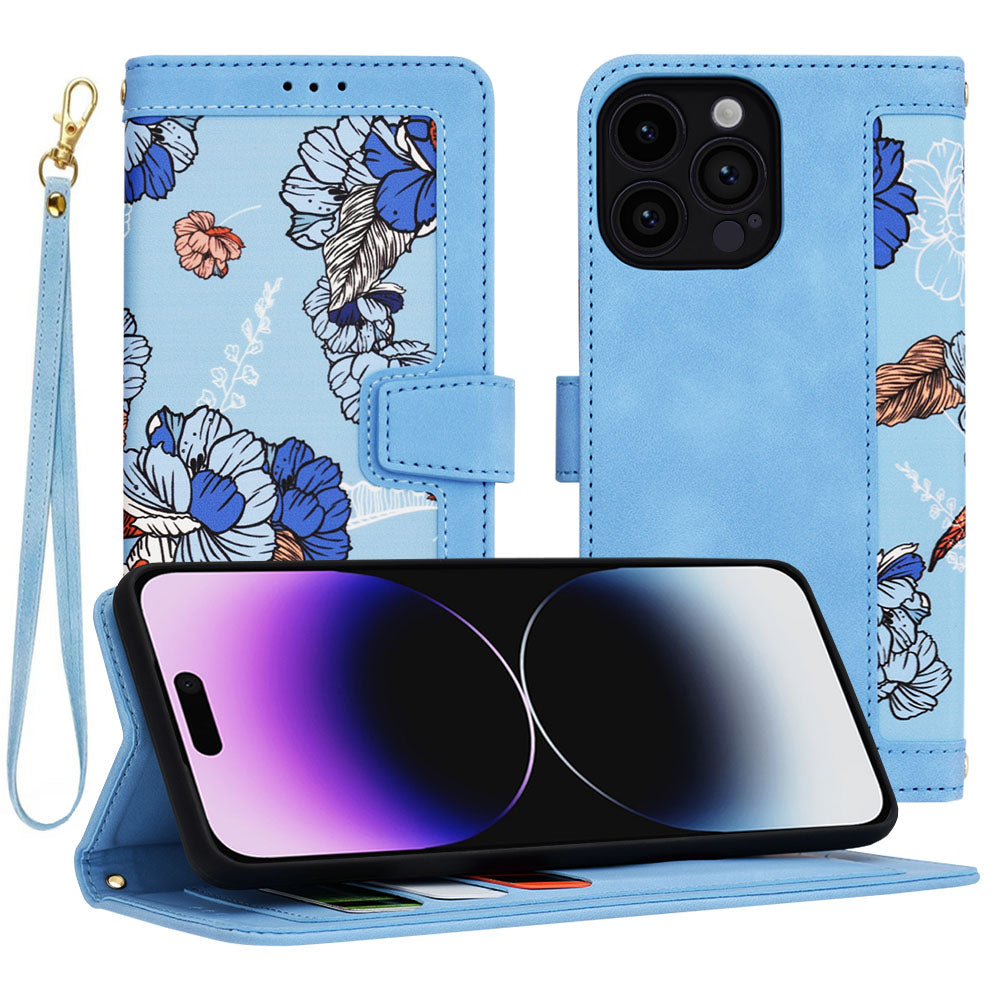 Case for Apple iPhone 14 Pro Max, Techsuit, FlipCraft, Blue