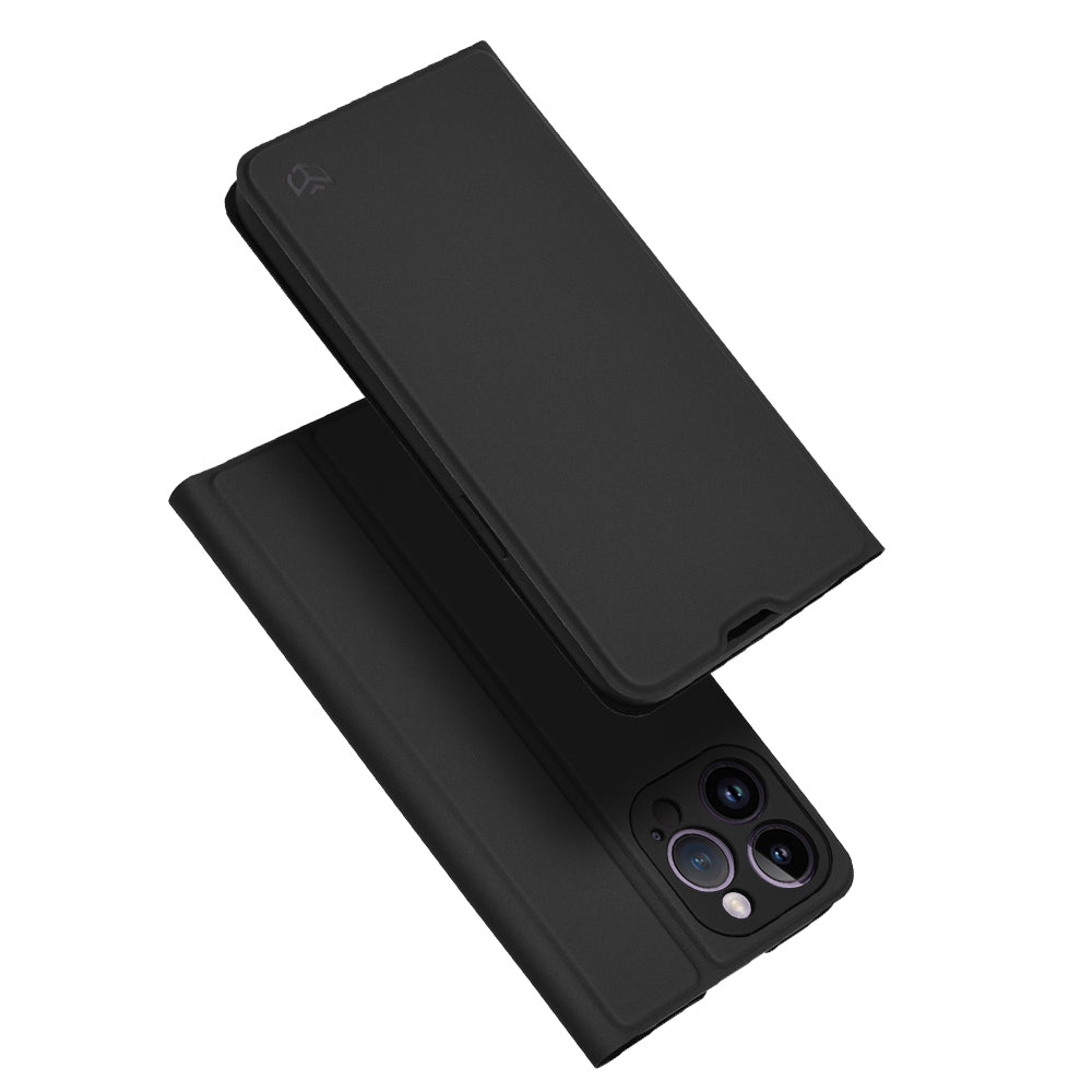 Kuori Apple iPhone 14 Pro Maxille, Techsuit, Magskin Book, Musta