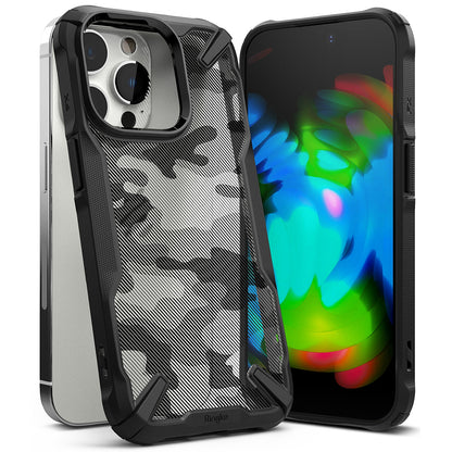 Suojakotelo Apple iPhone 14 Prolle, Ringke, Fusion X Design, Naamio