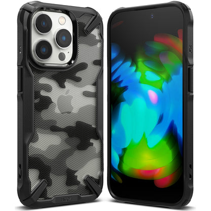 Suojakotelo Apple iPhone 14 Prolle, Ringke, Fusion X Design, Naamio