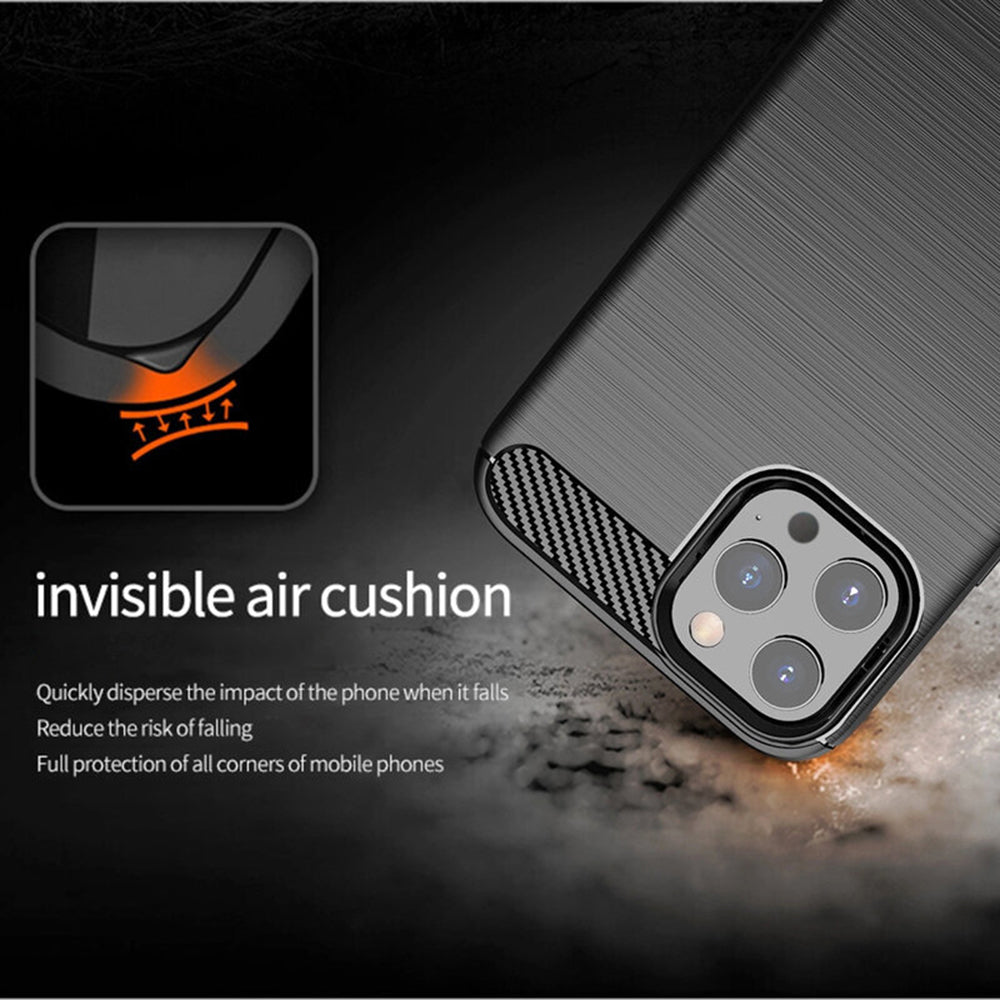 Kuori Apple iPhone 14 Pro:lle, Techsuit, Hiili, Musta