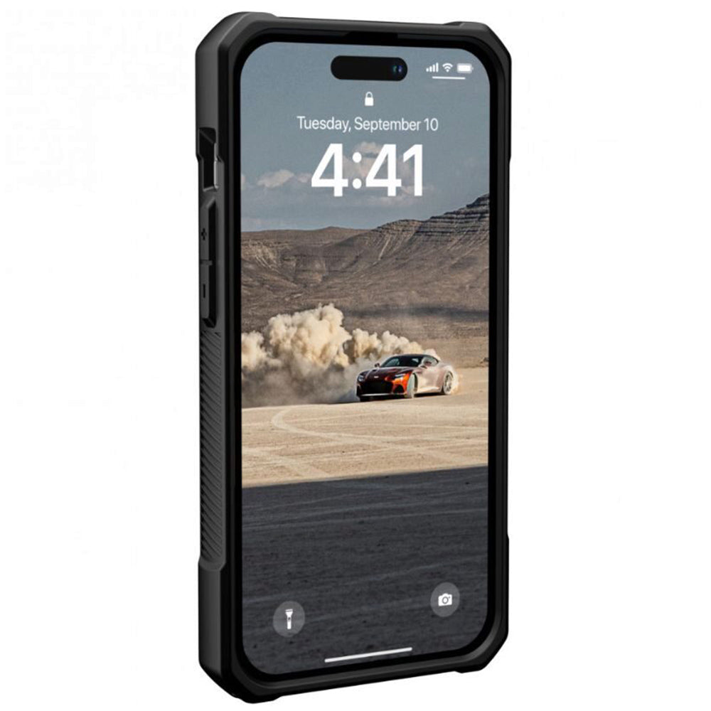 Kuori Apple iPhone 14 Pro:lle, Urban Armor Gear, Monarch Carbon, Musta