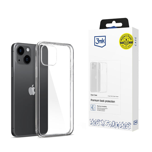 Kuori Apple iPhone 15:lle, 3MK, Kirkas, Läpinäkyvä