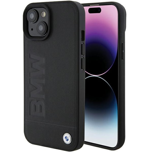 Kuori Apple iPhone 15 Plus:lle, BMW, Natural Hot Stamp, Musta