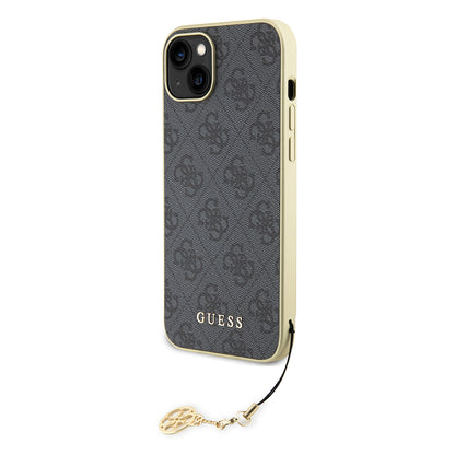 Suojakotelo Apple iPhone 15 Plus, Guess, 4G Charm, Harmaa