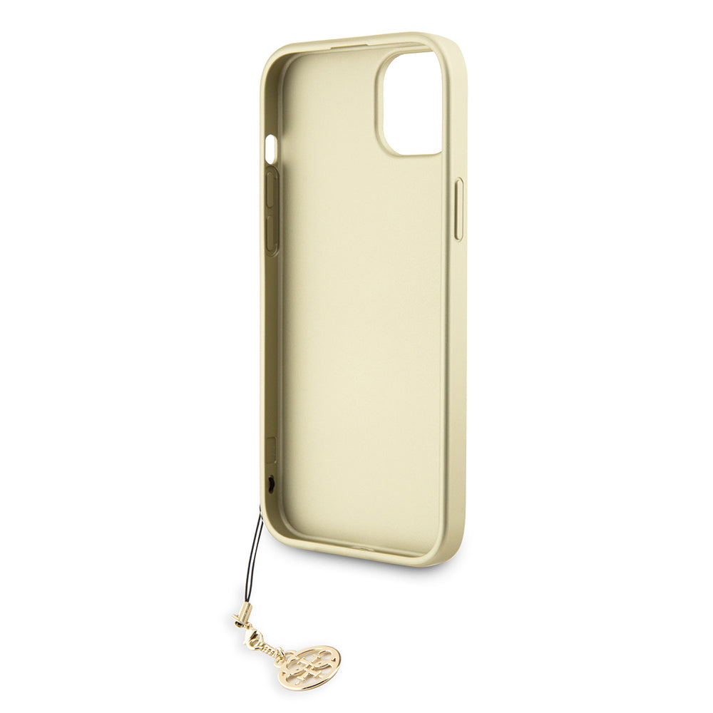 Suojakotelo Apple iPhone 15 Plus, Guess, 4G Charm, Harmaa