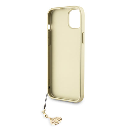 Suojakotelo Apple iPhone 15 Plus, Guess, 4G Charm, Harmaa