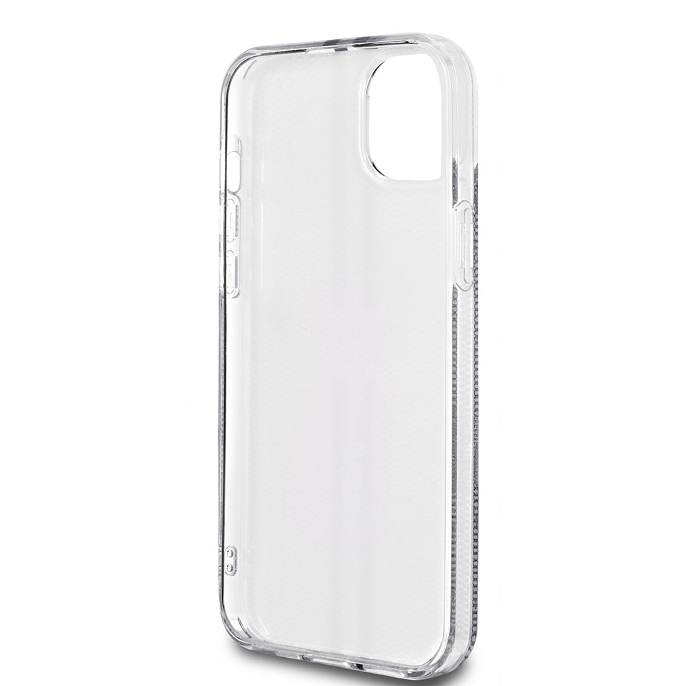 Suojakotelo Apple iPhone 15 Plus, Guess, IML 4G Gold Stripe, Musta