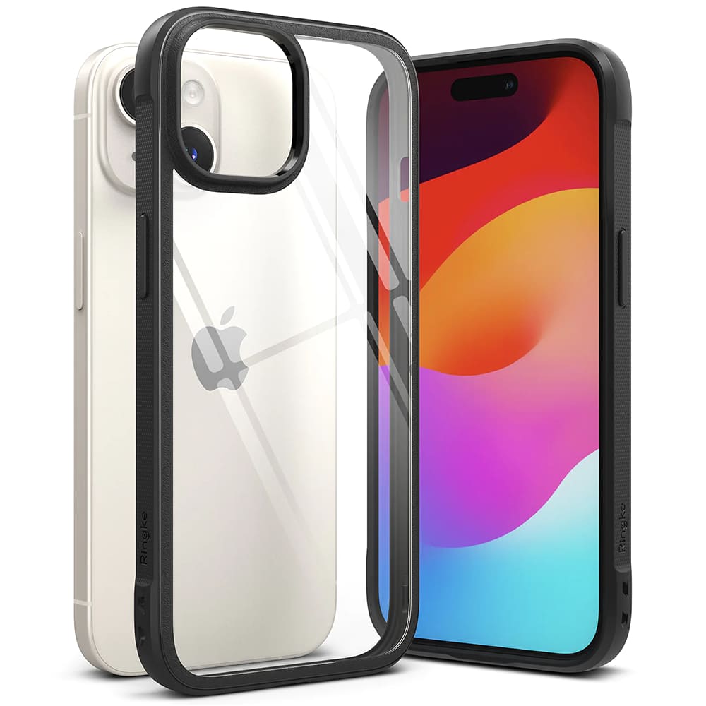 Kuori Apple iPhone 15 Plussalle, Ringke, Fusion Bold, Musta