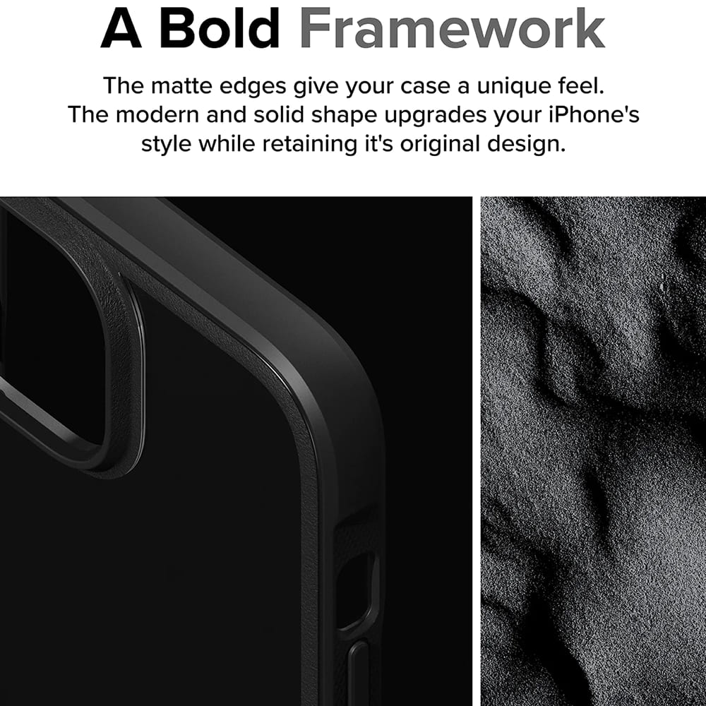 Kuori Apple iPhone 15 Plussalle, Ringke, Fusion Bold, Musta