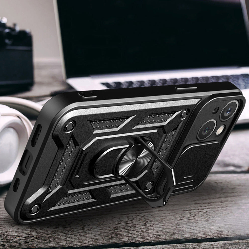 Kuori Apple iPhone 15 Plus:lle, Techsuit, CamShield, Sininen
