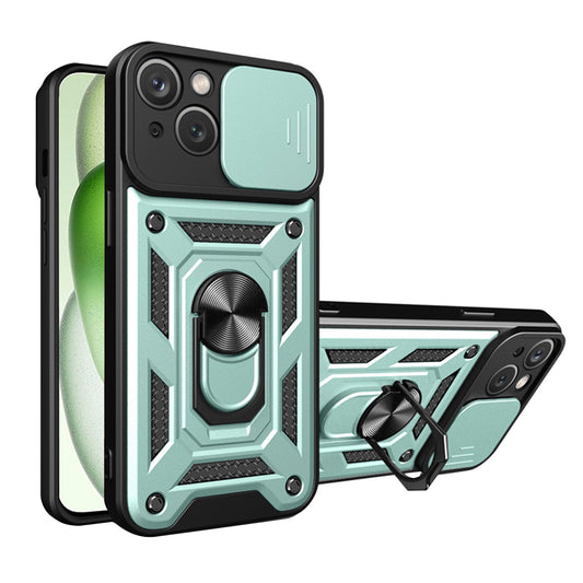 Kuori Apple iPhone 15 Plus:lle, Techsuit, CamShield, Vihreä