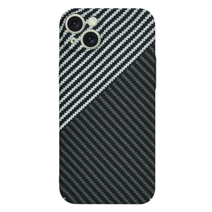 Kuori Apple iPhone 15 Plus:lle, Techsuit, Carbonite FiberShell, Musta Harmaa