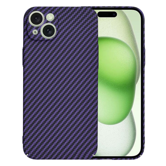 Kuori Apple iPhone 15 Plus:lle, Techsuit, Carbonite FiberShell, Violetti
