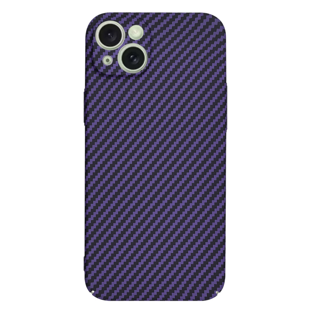 Kuori Apple iPhone 15 Plus:lle, Techsuit, Carbonite FiberShell, Violetti
