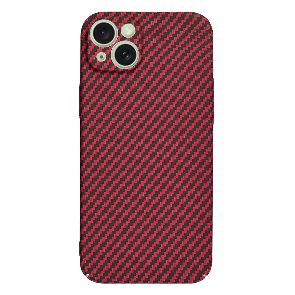 Kuori Apple iPhone 15 Plus:lle, Techsuit, Carbonite FiberShell, Punainen