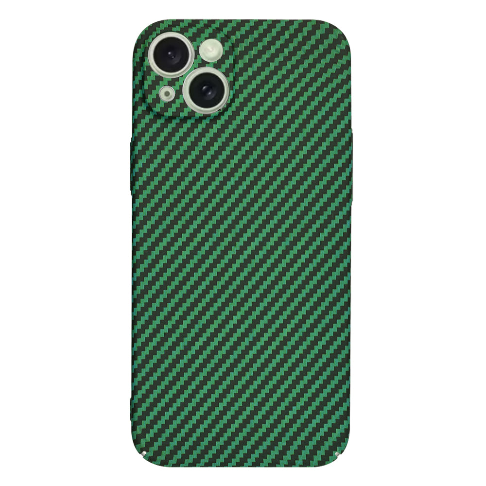 Kuori Apple iPhone 15 Plus:lle, Techsuit, Carbonite FiberShell, Vihreä