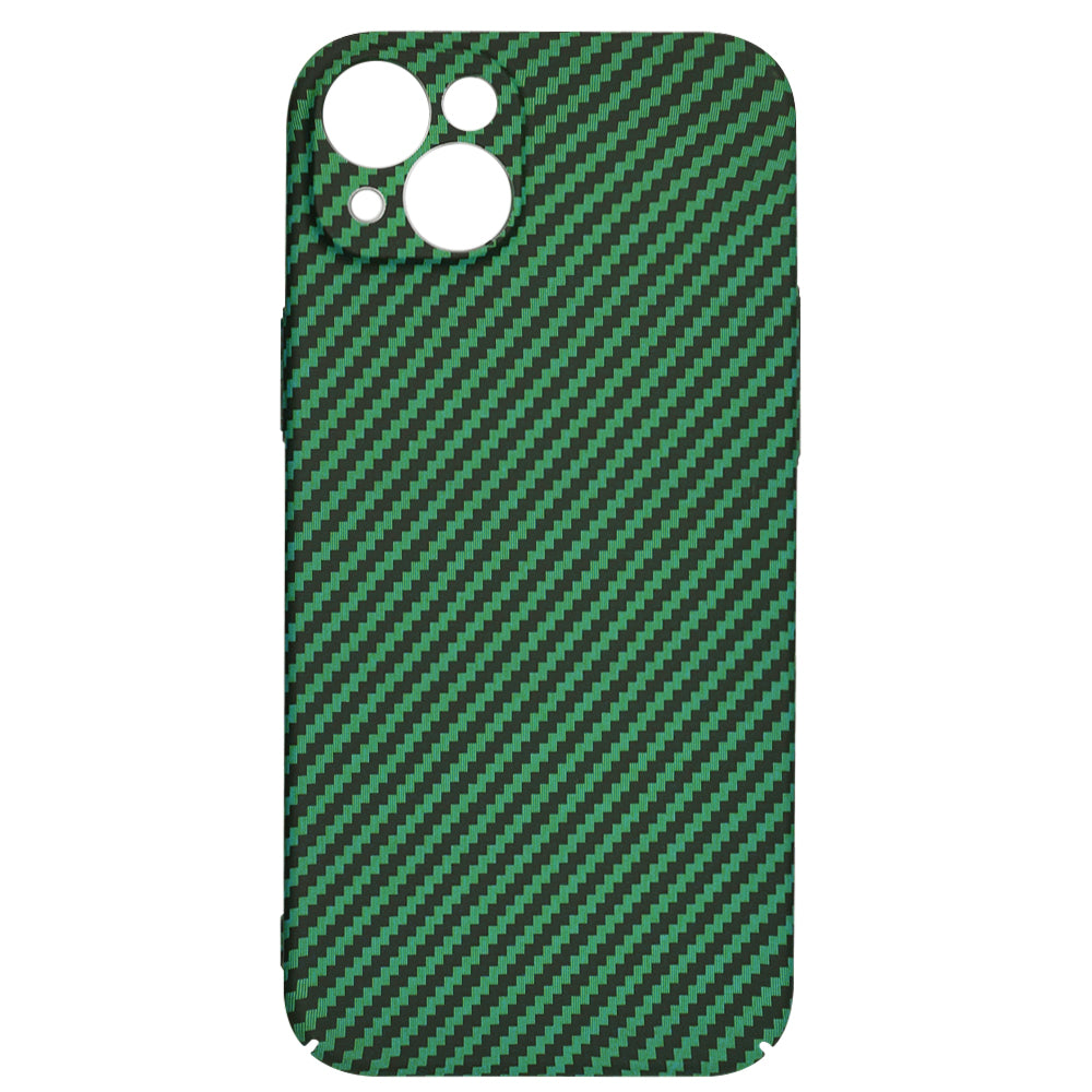 Kuori Apple iPhone 15 Plus:lle, Techsuit, Carbonite FiberShell, Vihreä