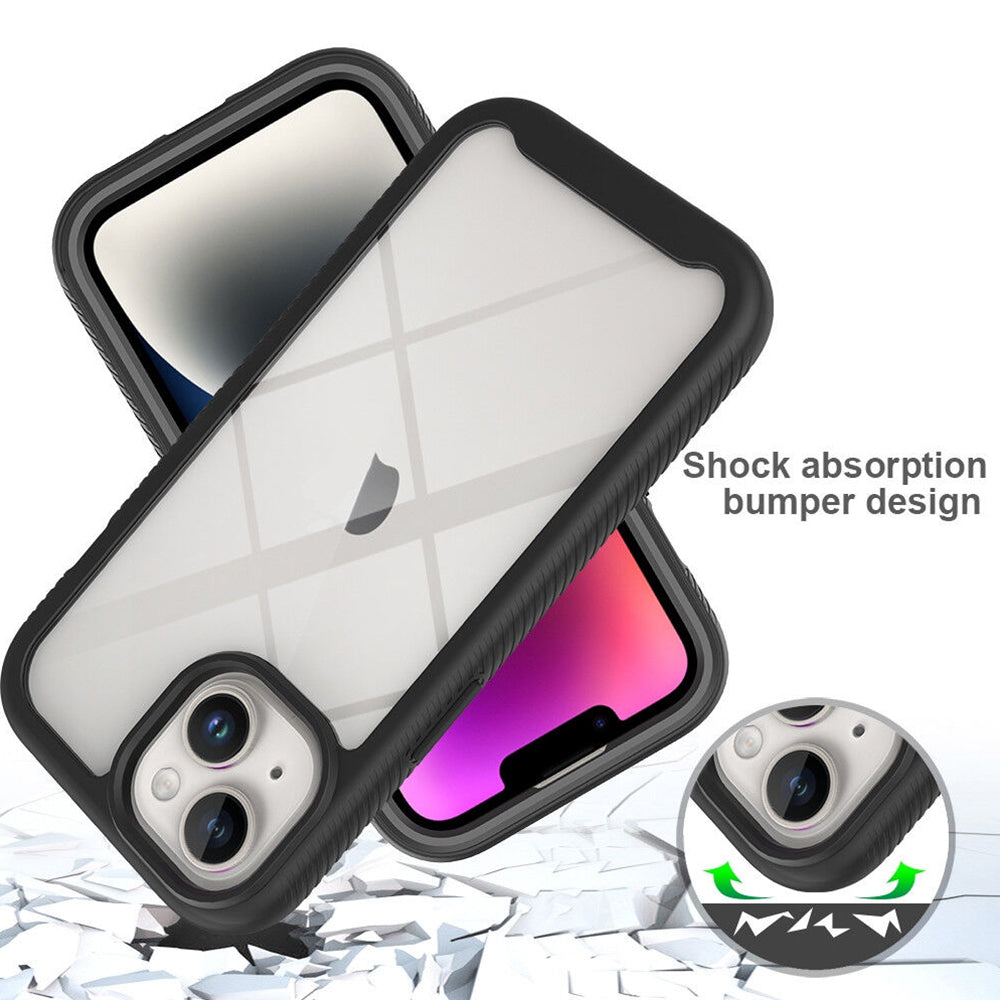 Kuori Apple iPhone 15 Plus:lle, Techsuit, Defense360 Pro, Musta
