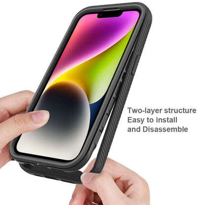 Kuori Apple iPhone 15 Plus:lle, Techsuit, Defense360 Pro, Musta