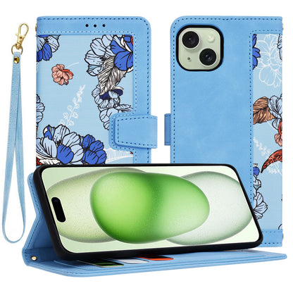 Kuori Apple iPhone 15 Plus:lle, Techsuit, FlipCraft, Sininen