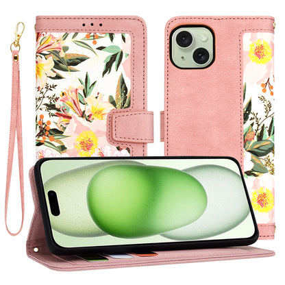 Kuori Apple iPhone 15 Plus:lle, Techsuit, FlipCraft, Vaaleanpunainen
