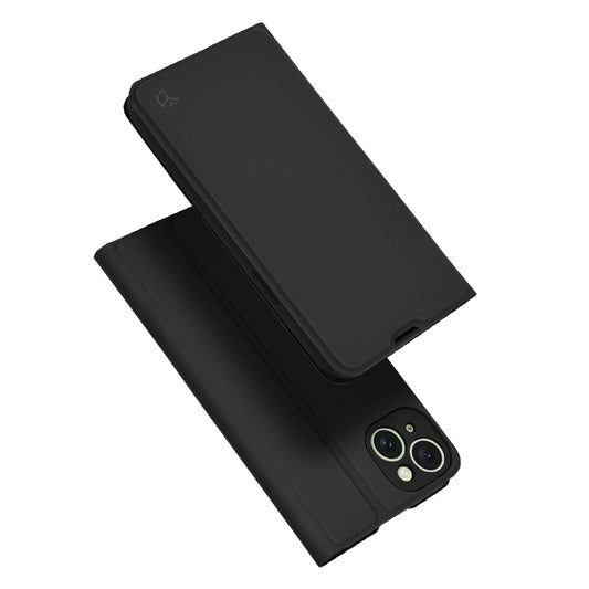 Kuori Apple iPhone 15 Plus:lle, Techsuit, Magskin Book, Musta
