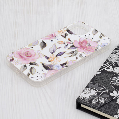 Kuori Apple iPhone 15 Plus:lle, Techsuit, Marble, Valkoinen
