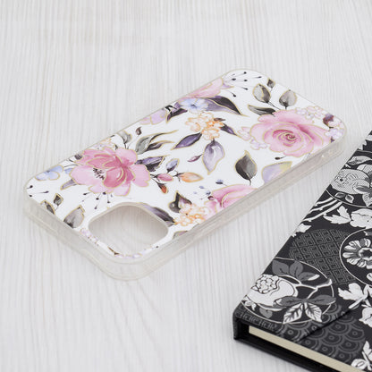 Kuori Apple iPhone 15 Plus:lle, Techsuit, Marble, Valkoinen