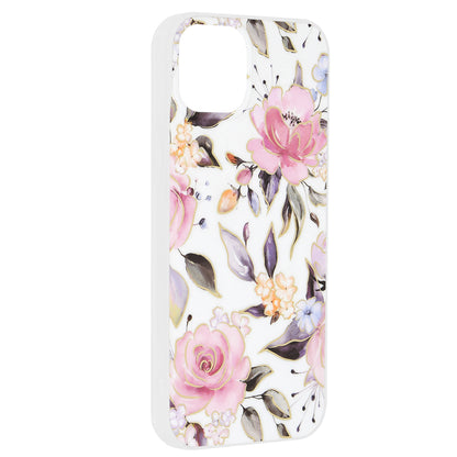 Kuori Apple iPhone 15 Plus:lle, Techsuit, Marble, Valkoinen