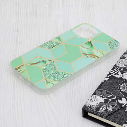 Kuori Apple iPhone 15 Plus:lle, Techsuit, Marble, Vihreä