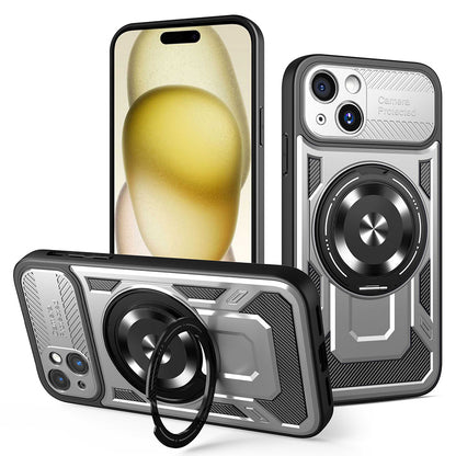 Kuori Apple iPhone 15 Plus:lle, Techsuit, RuggedCam, Harmaa