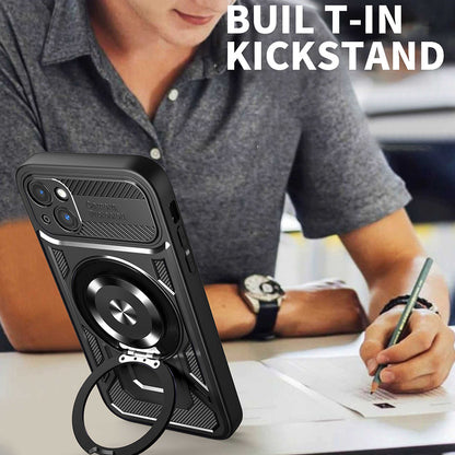 Kuori Apple iPhone 15 Plus:lle, Techsuit, RuggedCam, Harmaa