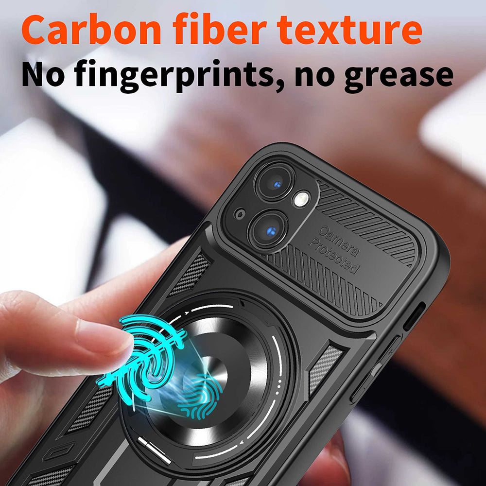 Kuori Apple iPhone 15 Plus:lle, Techsuit, RuggedCam, Harmaa